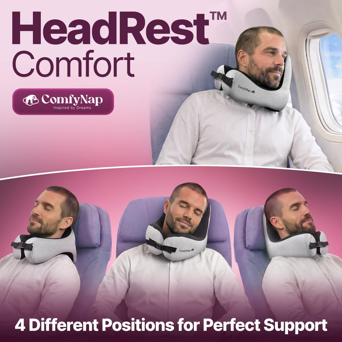 ComfyNap memory foam core close-up showing plush, supportive feel