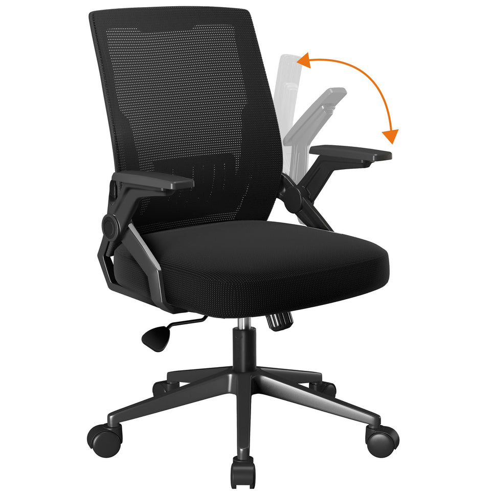 COMHOMA office chair back and seat with breathable mesh for all day comfort