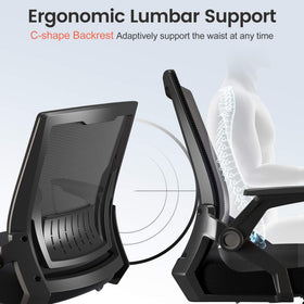COMHOMA flip up armrests for flexible use and compact storage