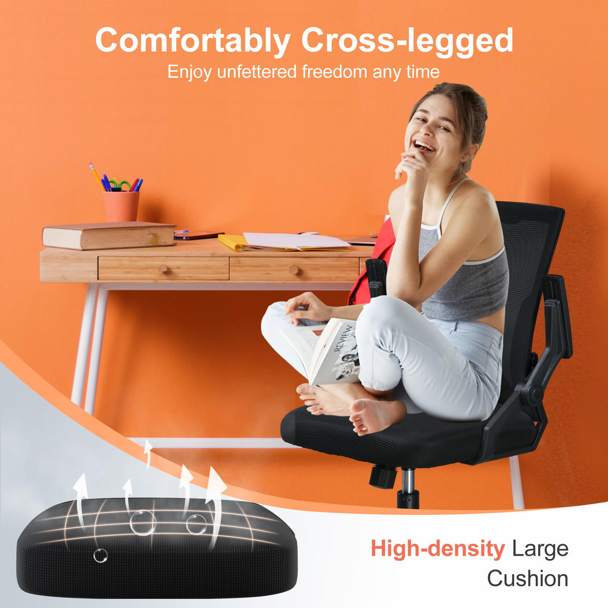 COMHOMA SGS class 3 gas lift and sturdy base for reliable support