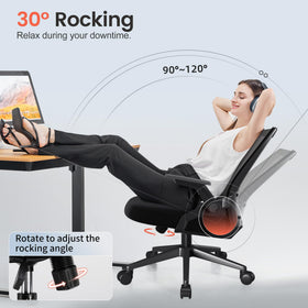 COMHOMA tilt function for comfortable recline from 90 to 120 degrees