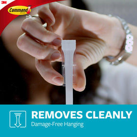 Command bath set adhesive sticks securely to mirrors and painted walls.