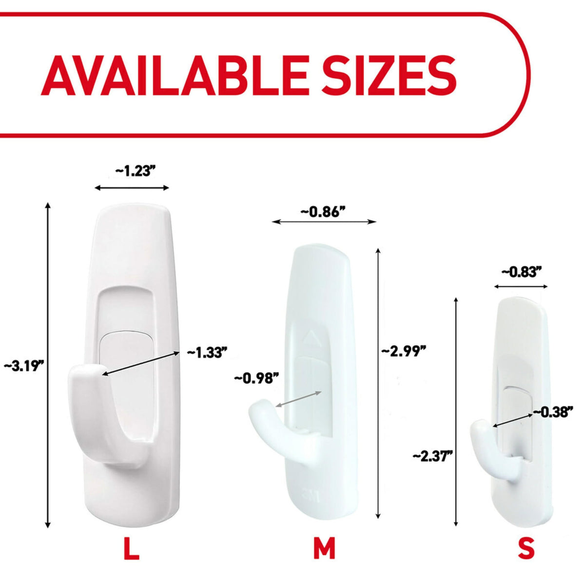 Damage-free wall hangers on painted surfaces maintain a clean look.