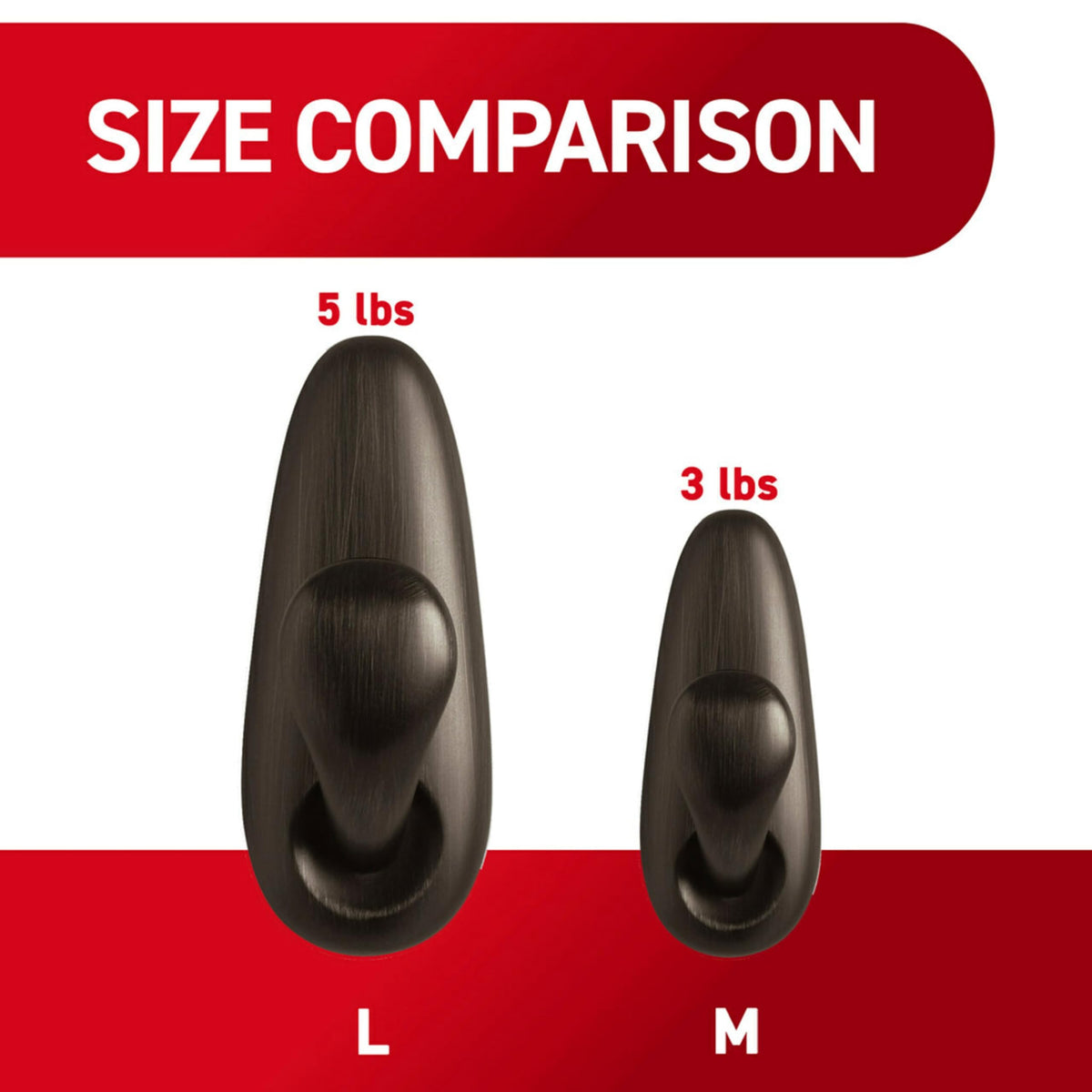Damage-free hanging with Command hooks suitable for coats and bags