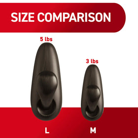 Damage-free hanging with Command hooks suitable for coats and bags