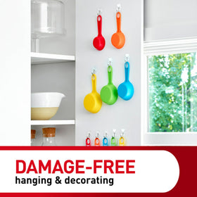 Removal closeup highlights easy, clean removal without wall damage.