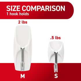 Command small wire hook dorm room setup adds quick storage.