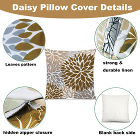 COMMINY 18x18 pillow cover set of six for versatile living spaces