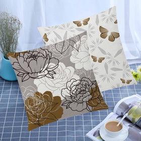 COMMINY pillow cover with invisible zipper closure for clean lines