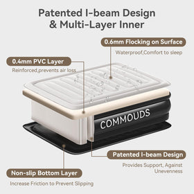 COMMOUDS high-density flocked fabric feels soft and breathable