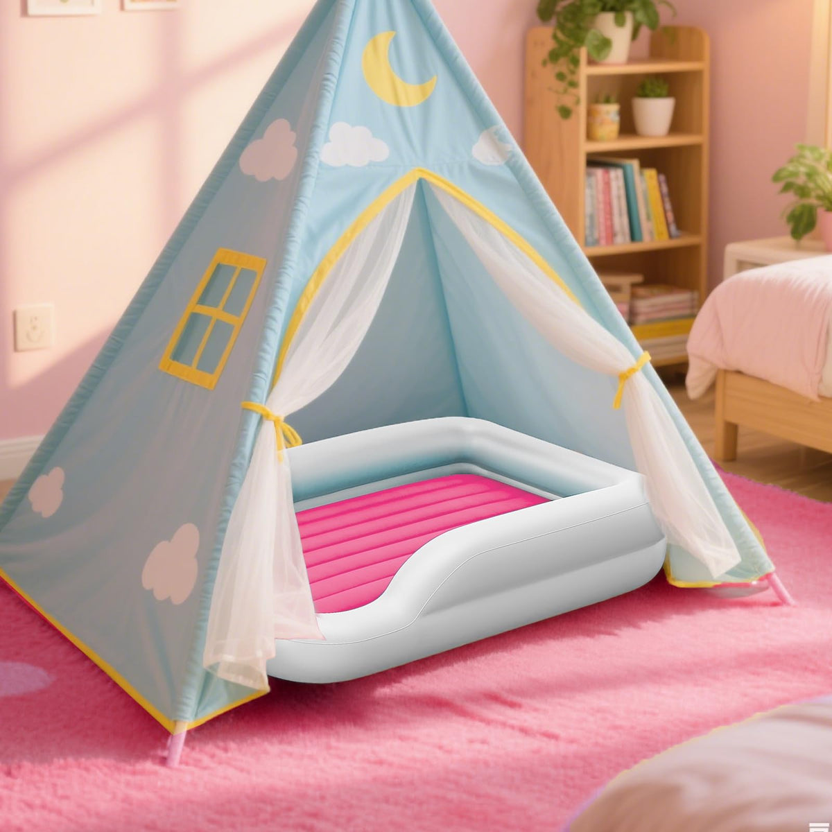 COMMOUDS 26.6 cm bumpers add containment during restless nights.
