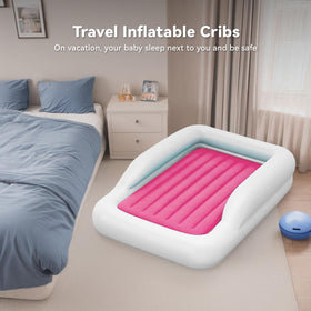 COMMOUDS travel-ready bed fits hotel stays, camping, and grandma's visits.