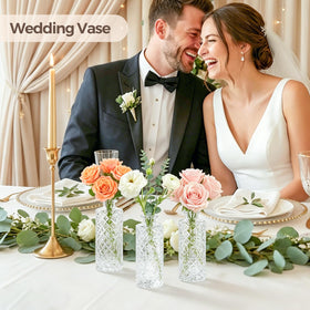 ComSaf bud vase mouth is smooth and rounded for easy arrangement