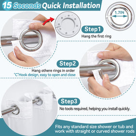 Conbo Mio Flex On Rings enable quick, tool-free installation and smooth movement.