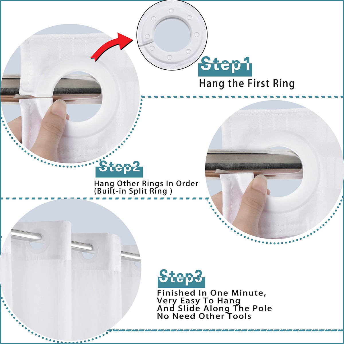 Conbo Mio quick-dry curtain for long-lasting, low-maintenance use