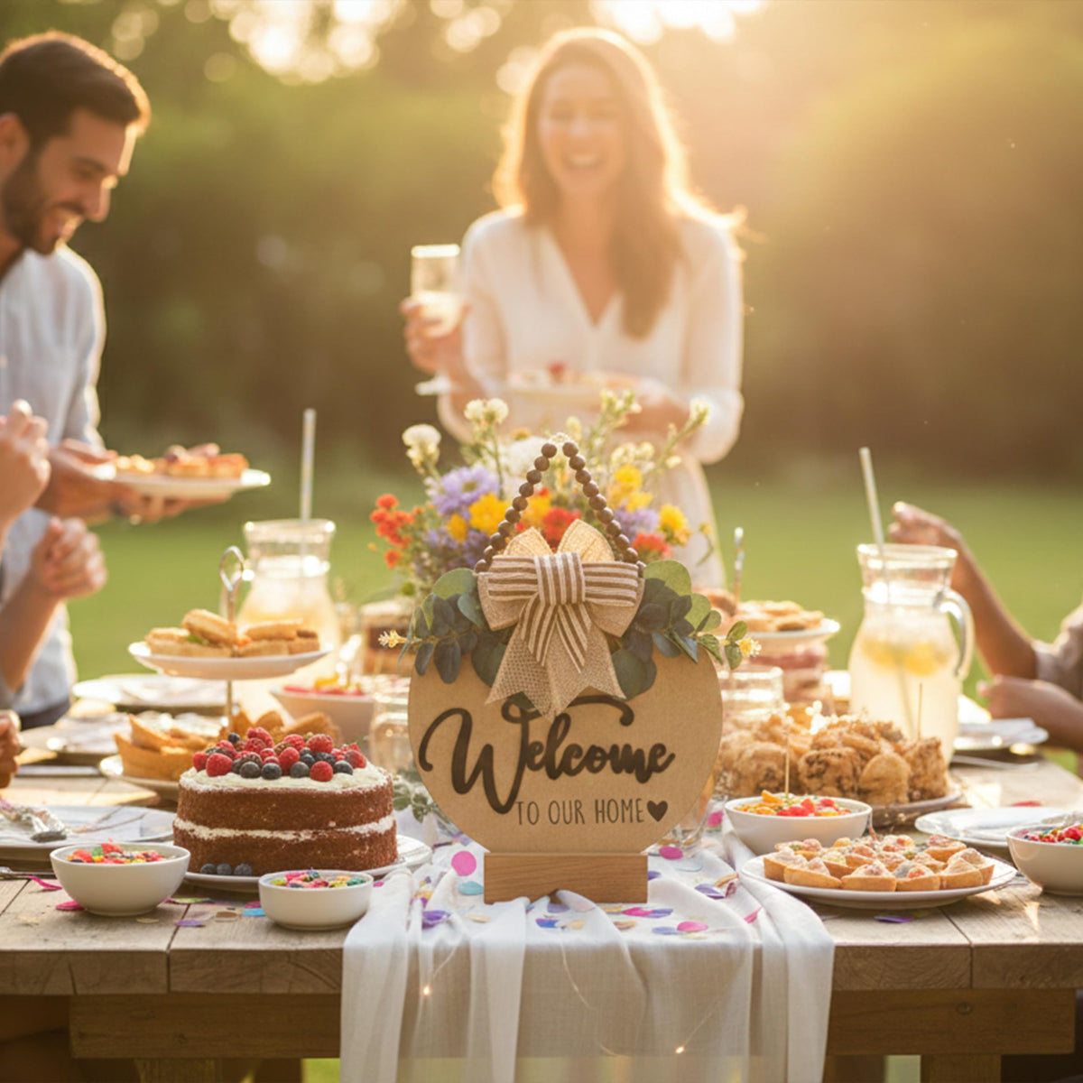 Condorpasea 3D Welcome Sign makes a thoughtful gift for festive occasions.