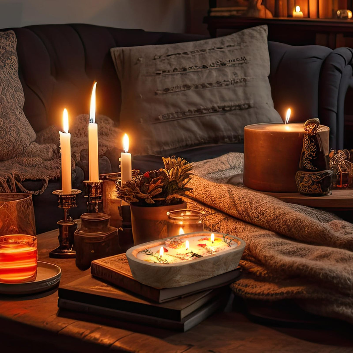Conelist sustainable soy wax delivers a clean burn and steady aroma
