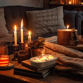 Conelist sustainable soy wax delivers a clean burn and steady aroma