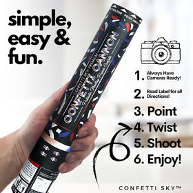 Confetti Sky six-pack packaging box shown for easy bulk gifting and event prep.
