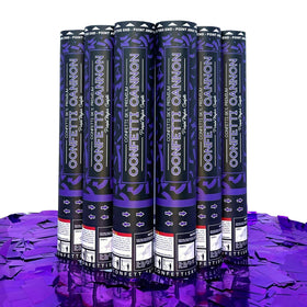 Confetti Sky six-pack cannons ready for dramatic wedding and party entrances.
