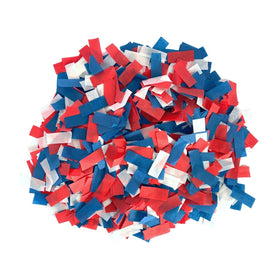 Confetti Sky wide burst over outdoor venue showcases vibrant, celebratory visuals.