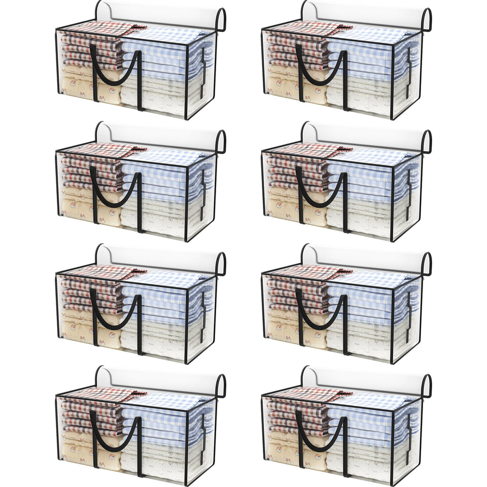 CONGREGATE 8-pack heavy-duty moving bags folded for compact storage