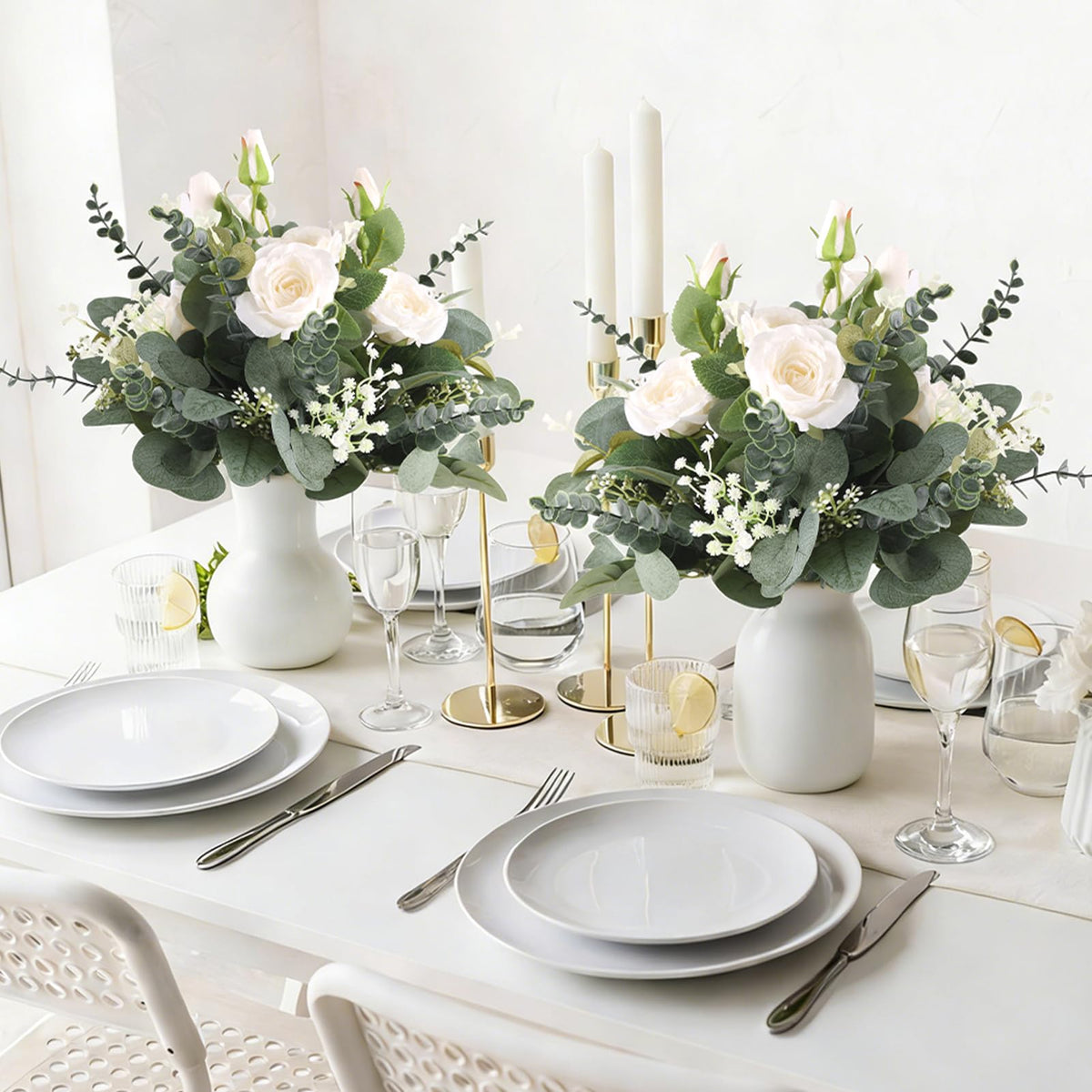 Consevisen eucalyptus stems style D suitable for vase arrangements and DIY crafts.