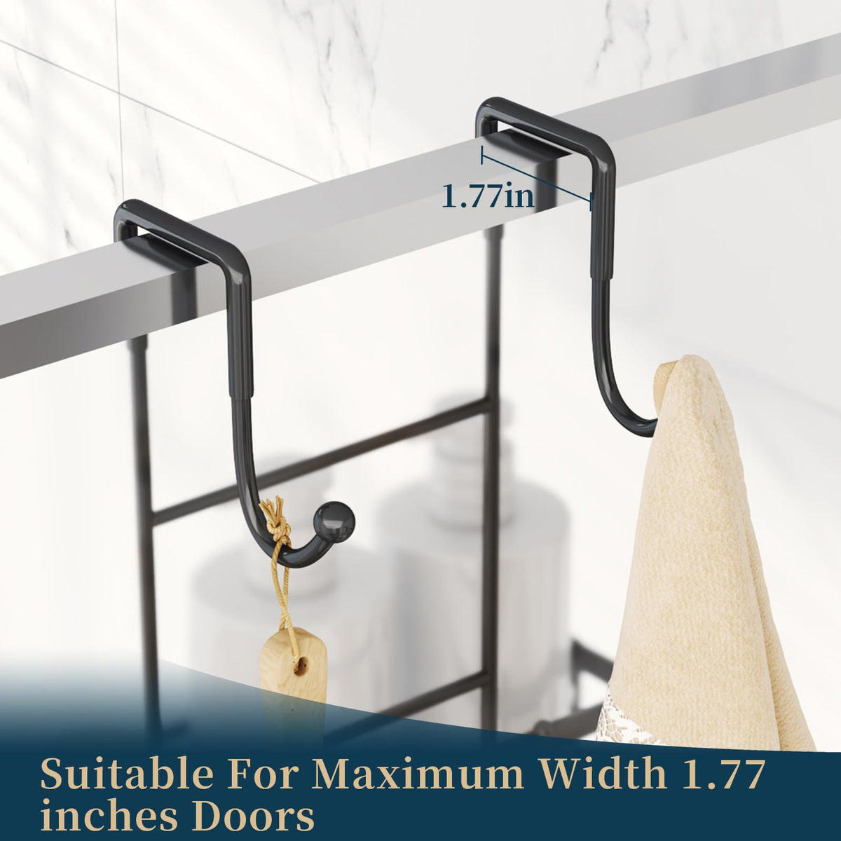Consumest compact dimensions fit small bathrooms without drilling