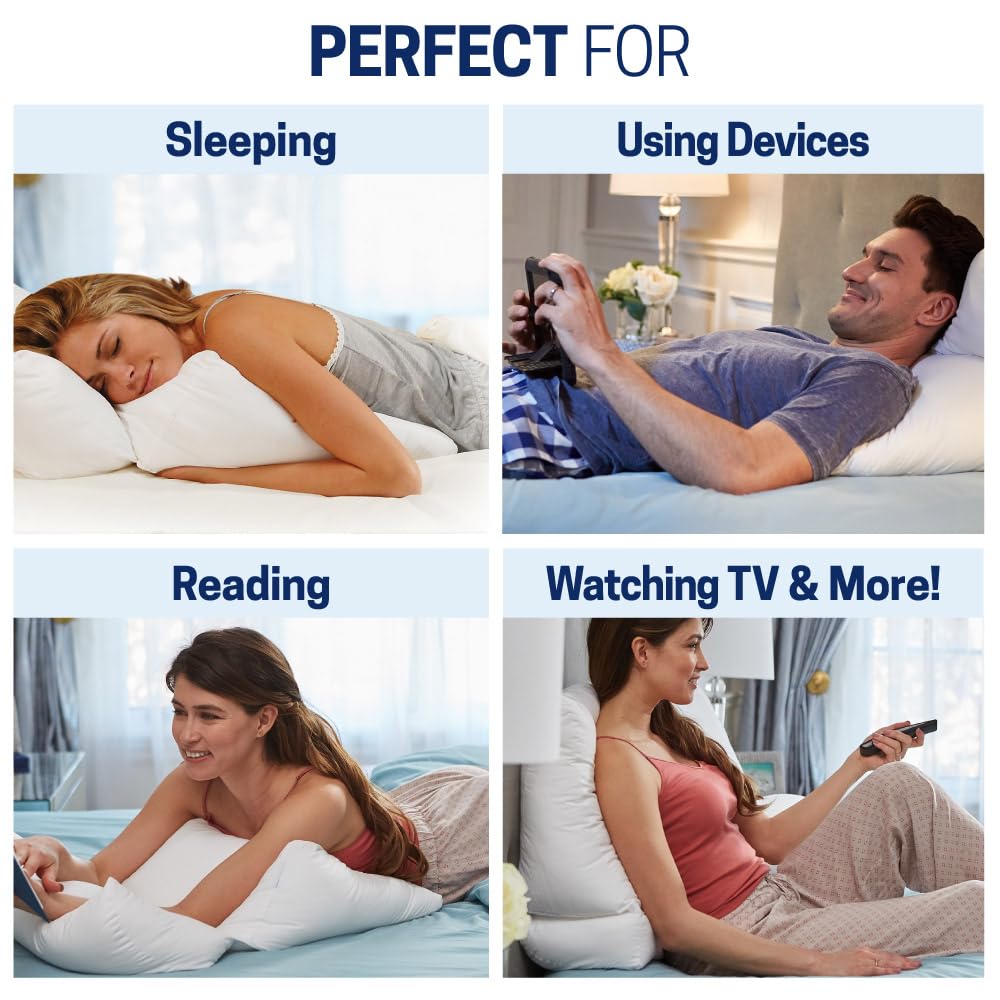 Contour Flip Pillow packaged-compressed shipment requires simple expansion steps.