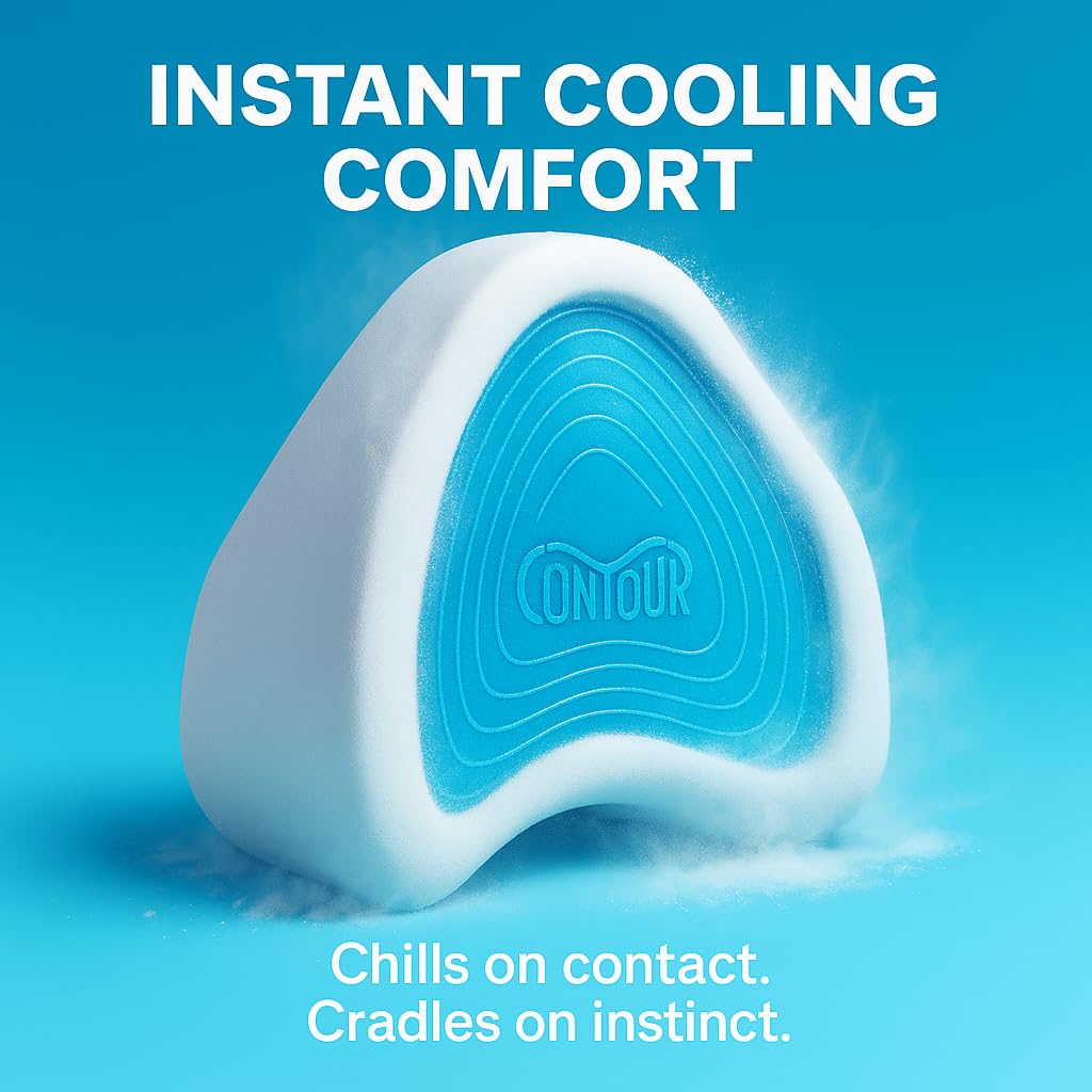 Contour Legacy gel layer memory foam stays cooler on contact