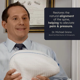Contour Legacy leg pillow ergonomic design supports natural sleep position.