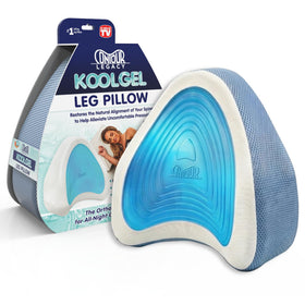 Contour Legacy leg pillow side profile supports proper alignment for side sleepers