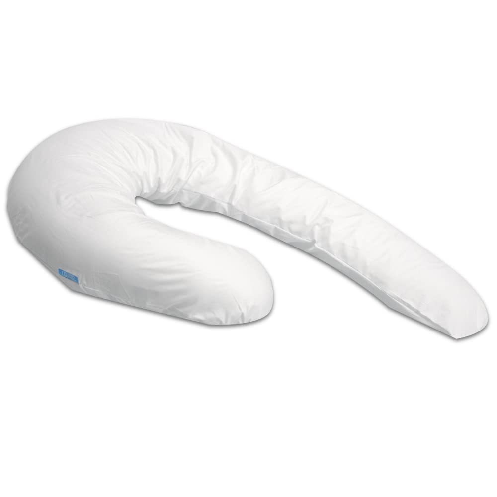 Contour Swan Pillowcase zipper enclosure shows easy on/off access.