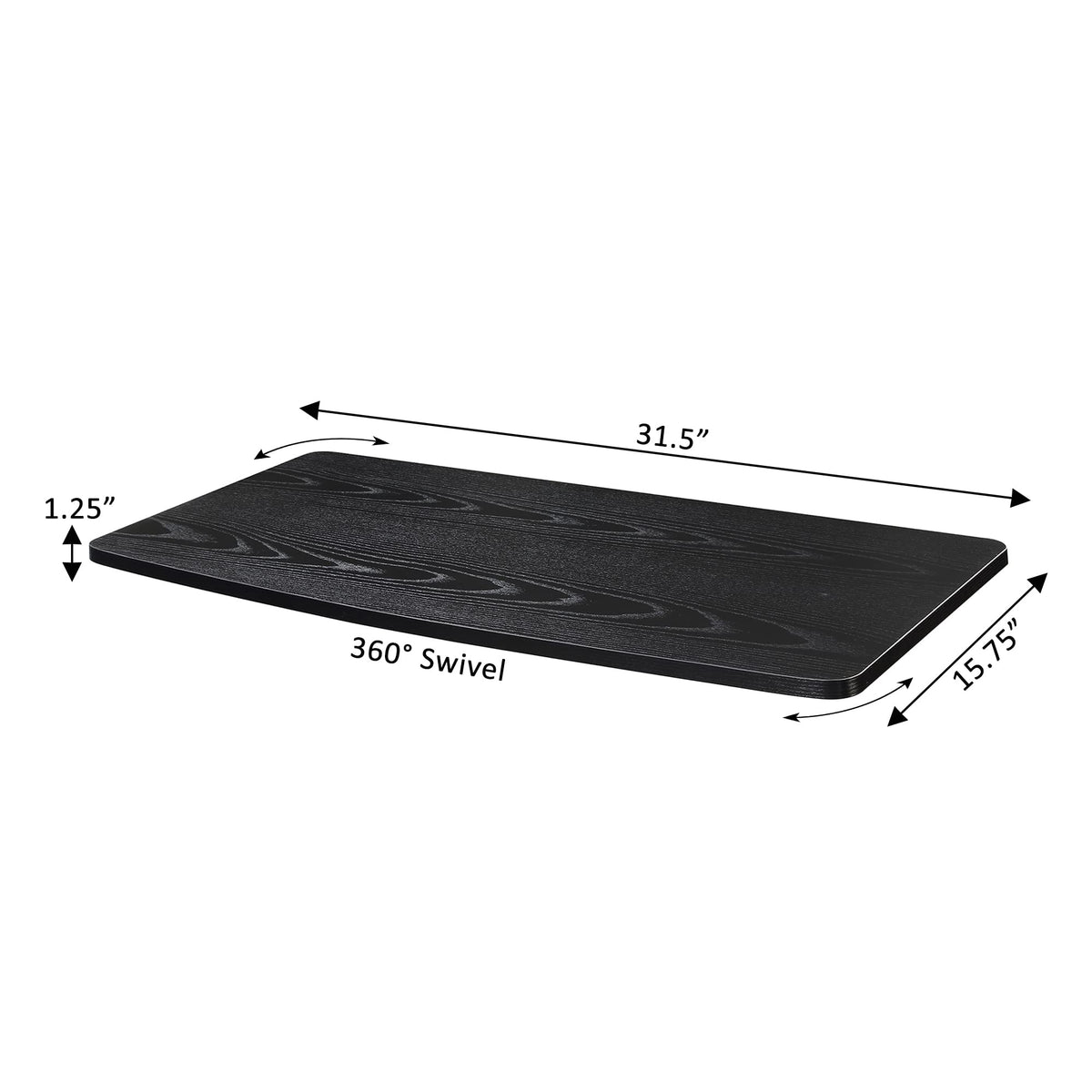 Designs2Go XL swivel riser coordinates with decor for versatile room styling