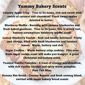 Coo Candles Bakery Melts Blueberry Muffin scent filling a room