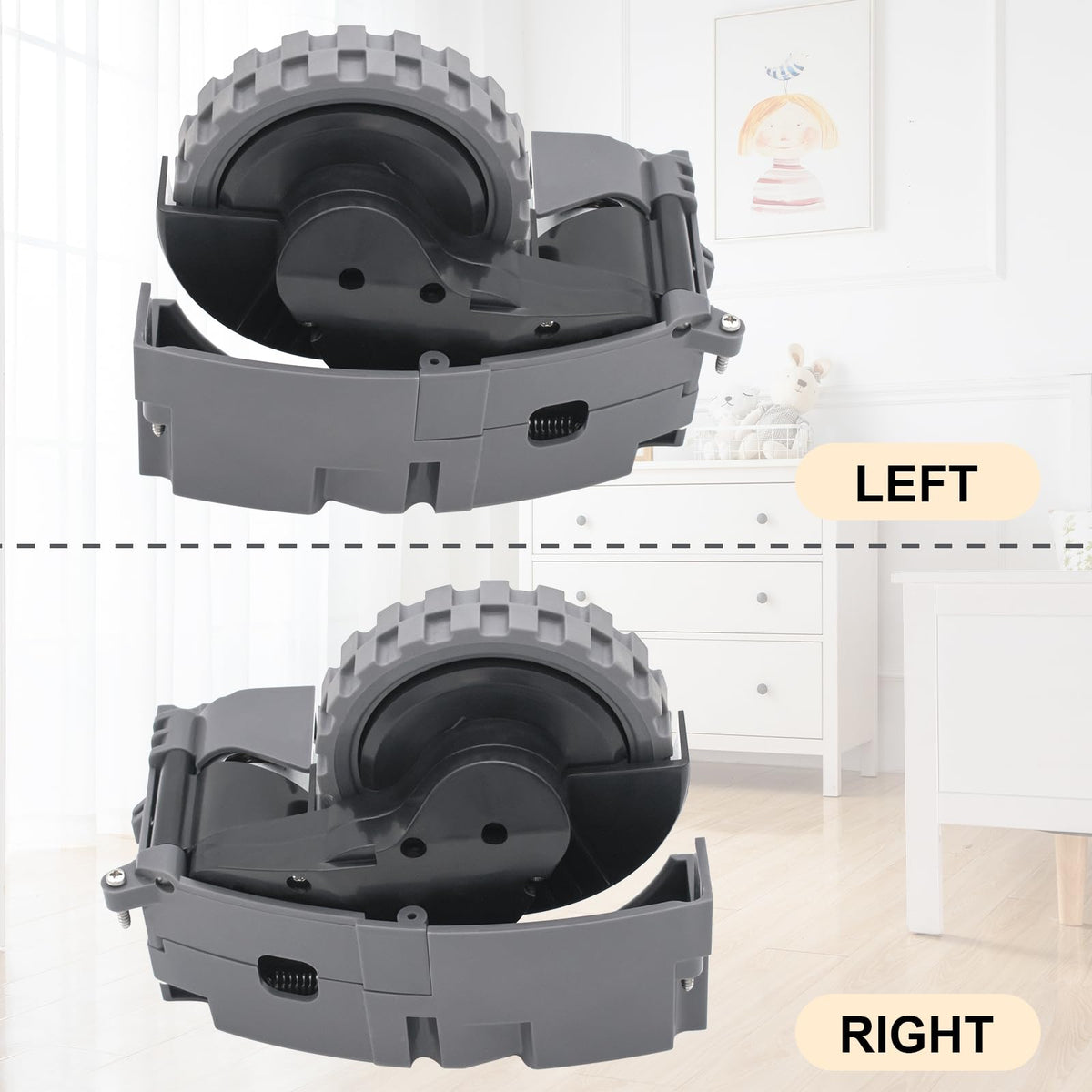 Coodss drive wheel module pair packaging highlights a complete replacement kit