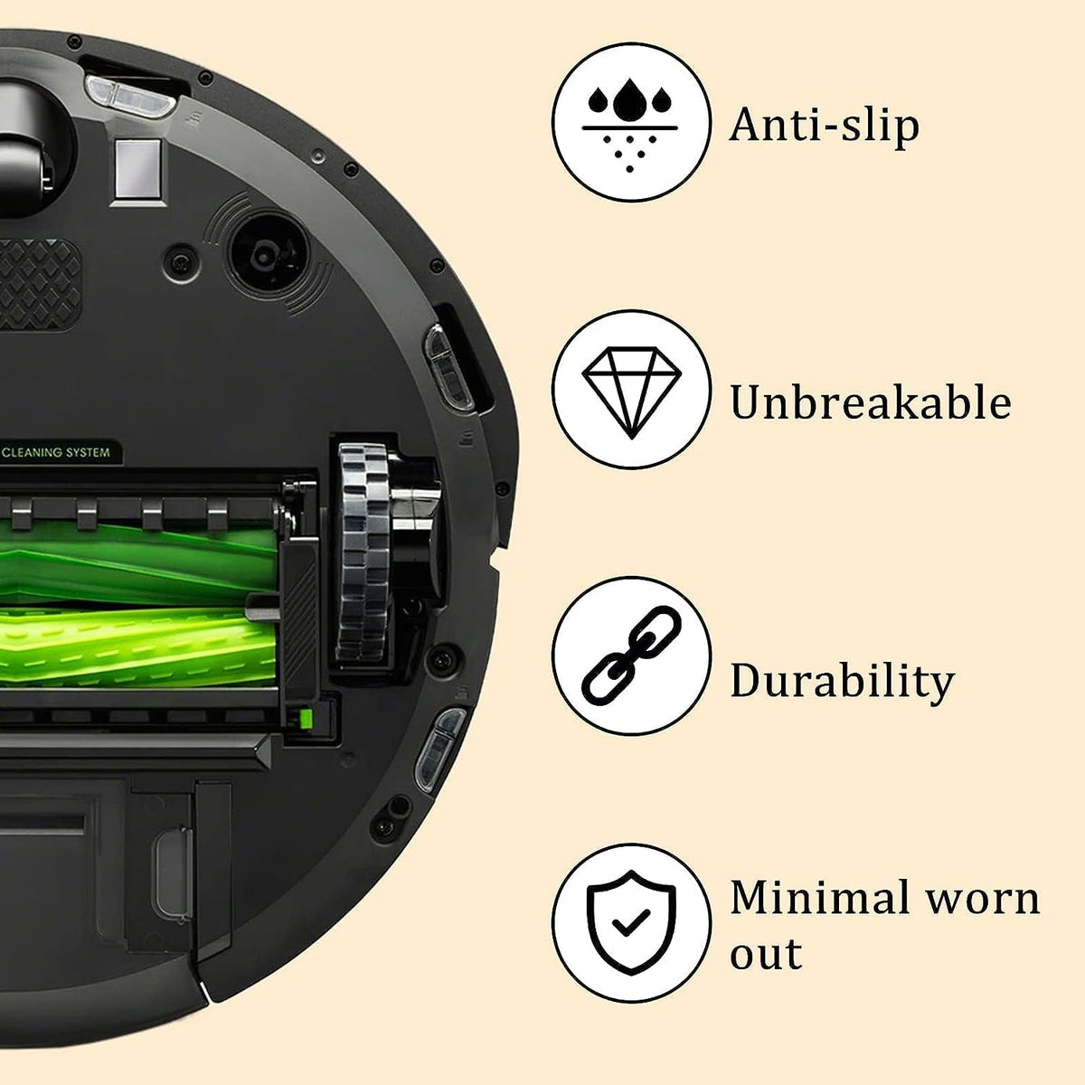 Coodss right drive wheel module for Roomba J7/J7+/J6+ ensures steady movement