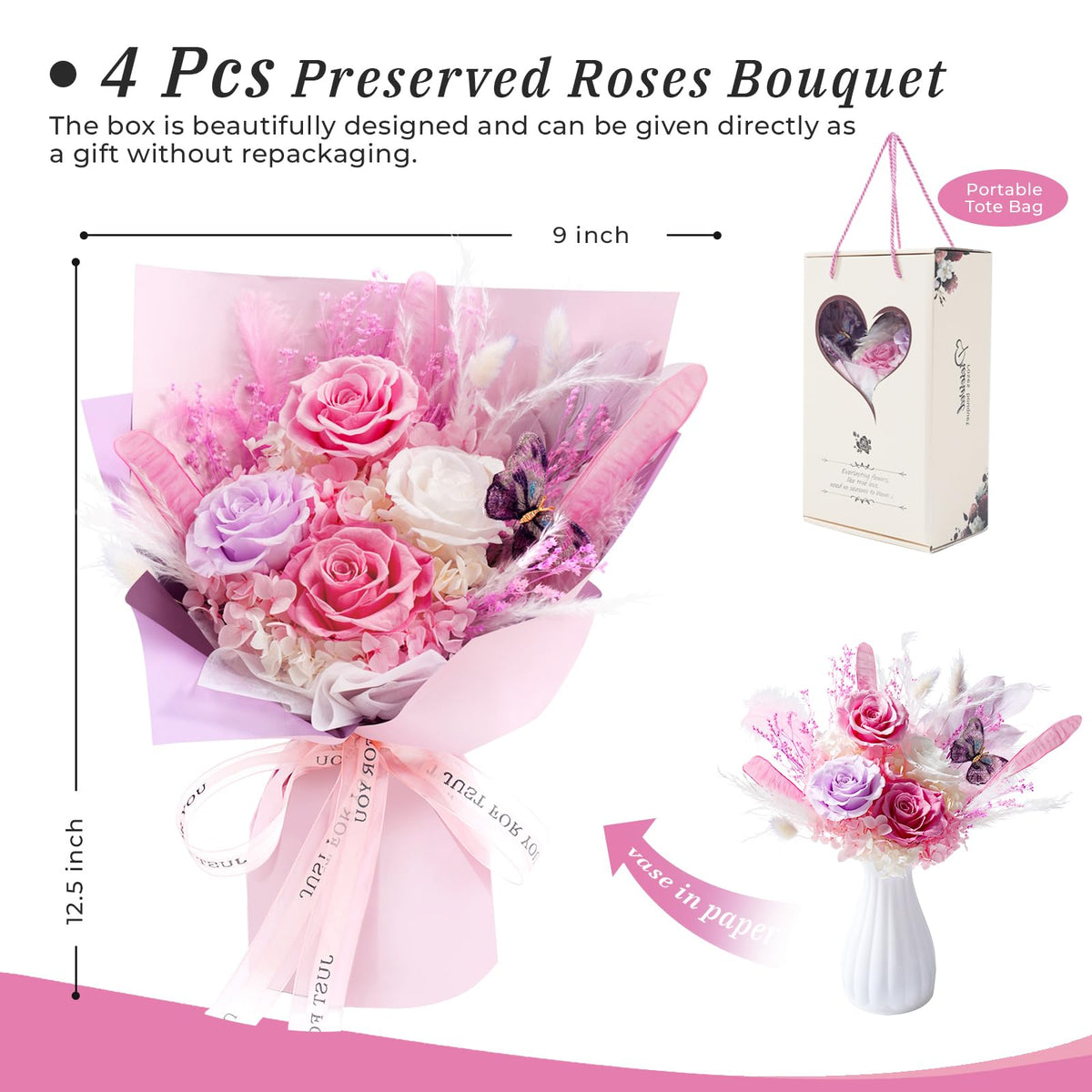 Cooeach handmade preserved roses close-up highlights artisan craftsmanship