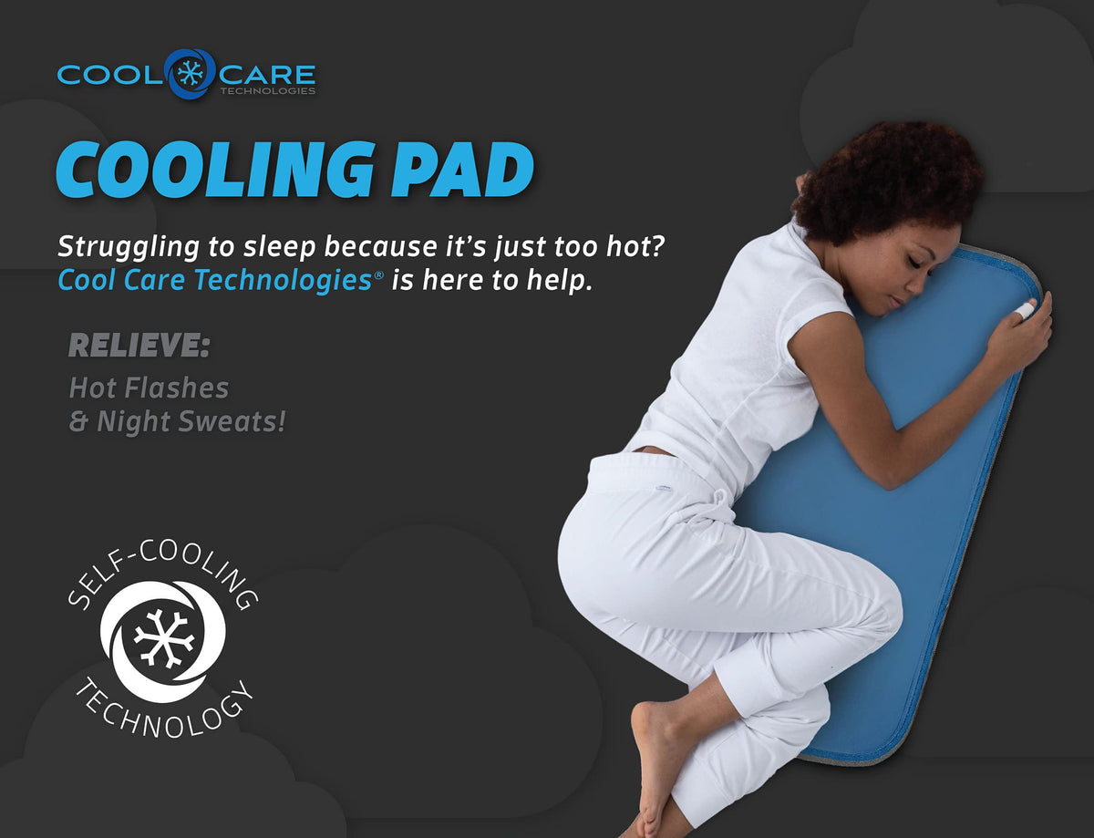 Gel mattress pad under sheets offering up to 3 hours of cool comfort.