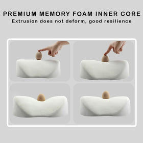 CoolKo headrest pillow installs without tools for a versatile car fit.