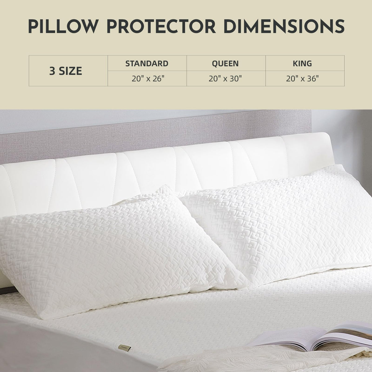 CoolShields King pillow protector provides durable, breathable protection for everyday use