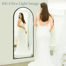 Coomily large full-length reflection enhances daily outfit decisions