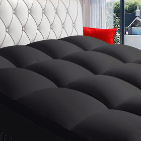 COONP King Mattress Topper front view shows plush support for restful sleep.