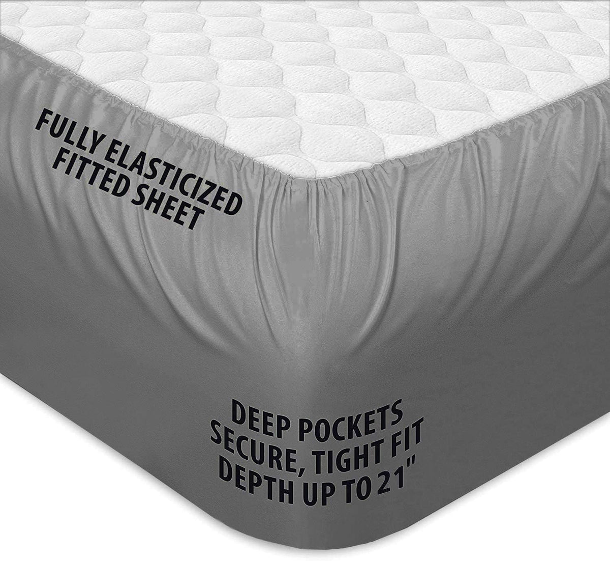 COONP King tufted surface detail adds luxury and even feel.