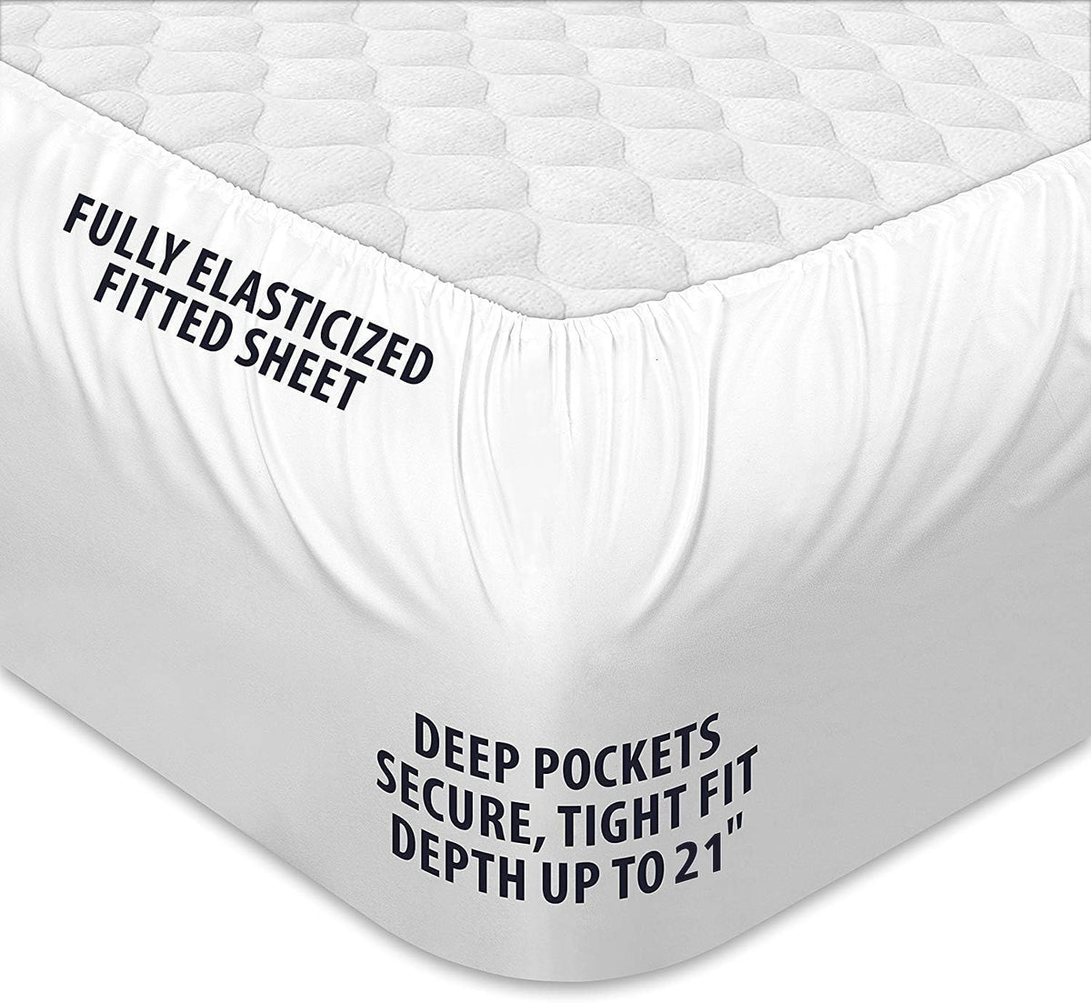 COONP twin topper breathable surface aids heat dissipation for cooler nights.