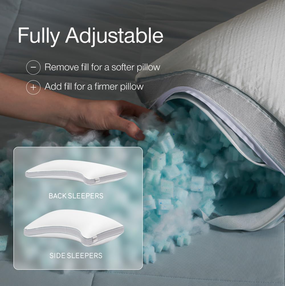 Coop Home Goods Cool+ Crescent pillow side sleeper orientation for cooler sleep