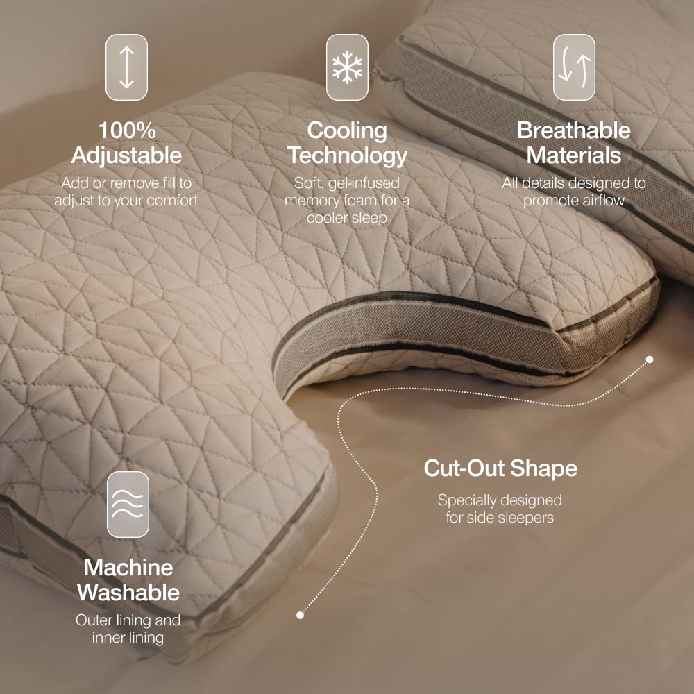 Eden cooling memory foam blend delivers breathable comfort for warm nights.