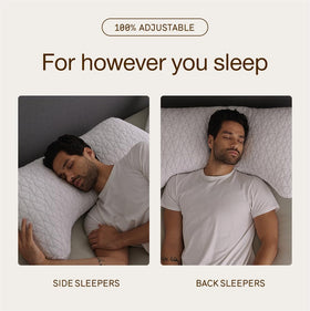 Coop Home Goods Original Crescent Pillow extra-fill bag enables customization over time