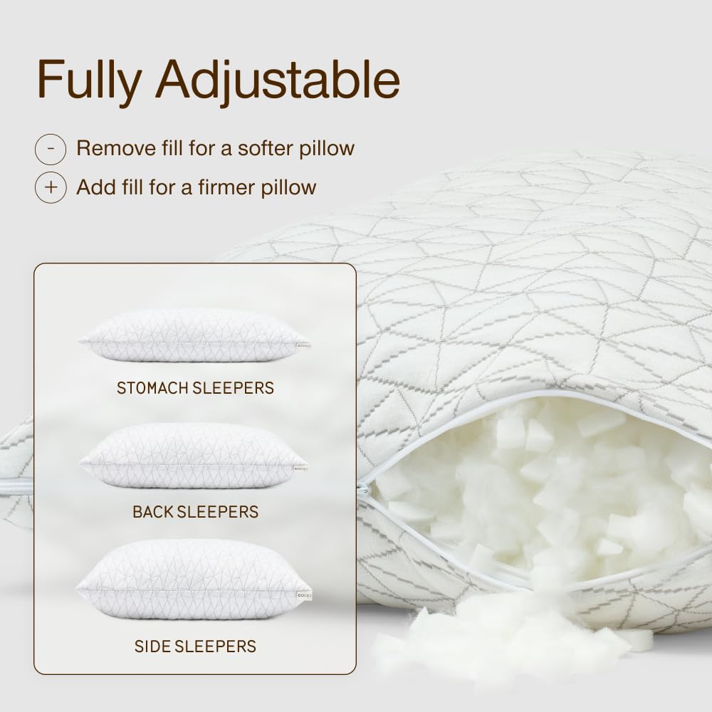 Coop Home Goods Original Pillow foam-fill bag, removable for easy loft customization