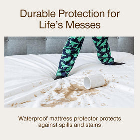 Coop Home Goods Ultra-Tech protector noiseless design reduces crinkle noise